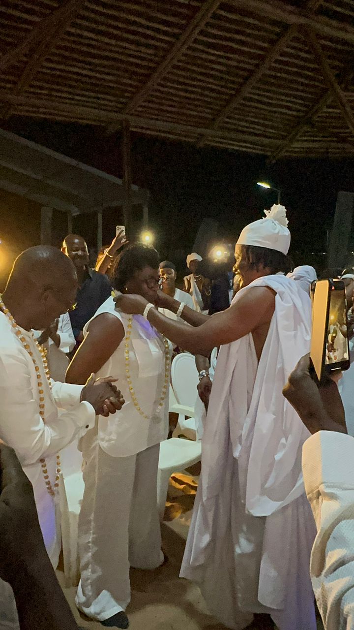 Togbé Yédy et le couple présidentiel